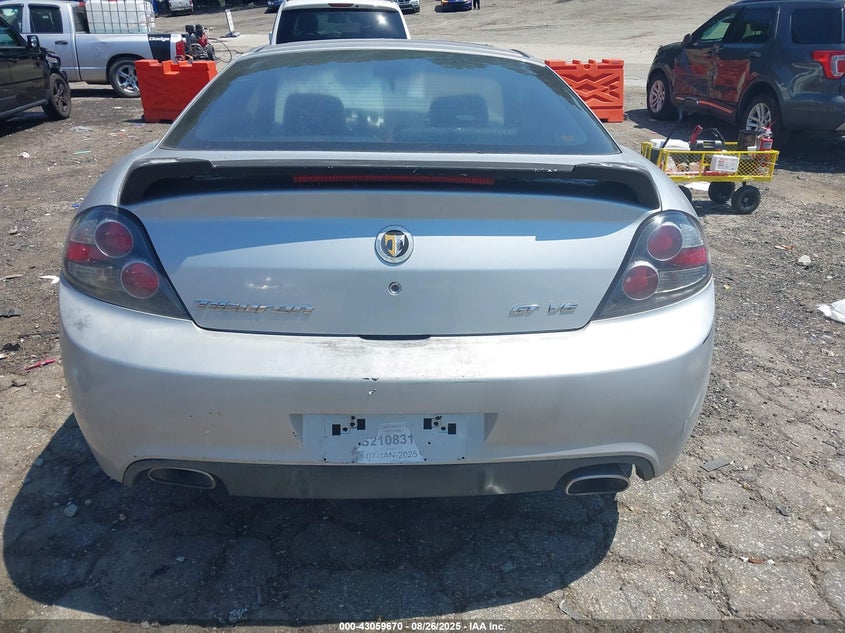 2008 Hyundai Tiburon Gt/Gt Limited/Se VIN: KMHHN66F28U289465 Lot: 43059670