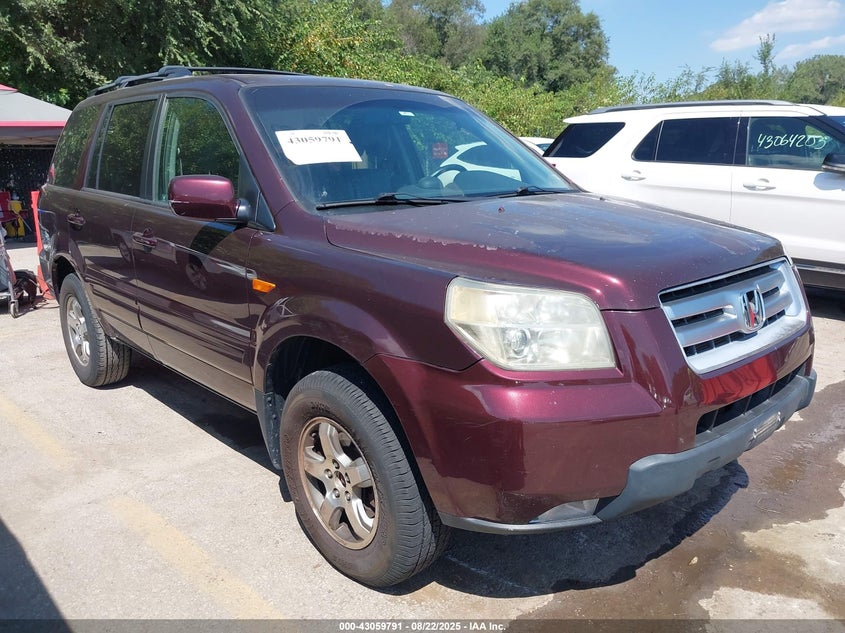 2HKYF18747H539176 2007 Honda Pilot Ex-L auction photo 1