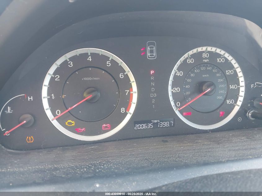 2009 Honda Accord 2.4 Lx VIN: 1HGCP26369A107567 Lot: 43059910