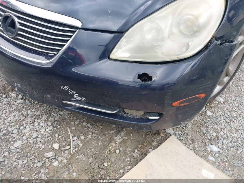 2007 Lexus Sc 430 VIN: JTHFN45YX79014302 Lot: 43059925