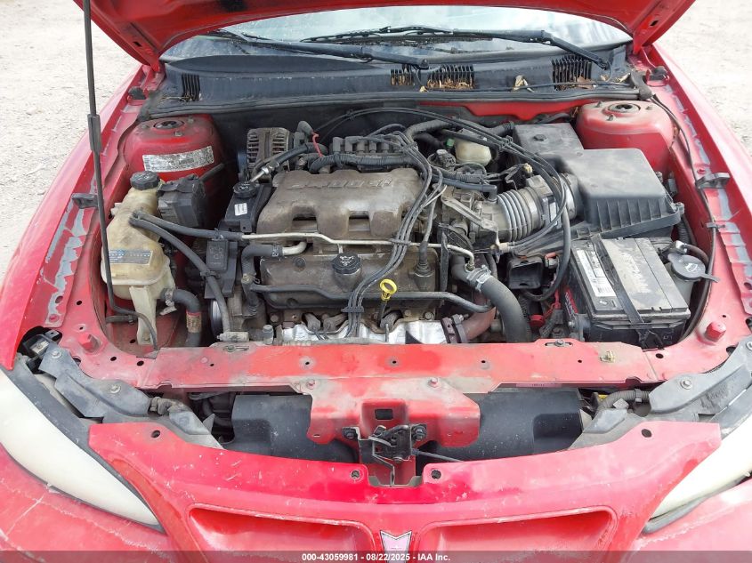 2003 Pontiac Grand Am Gt VIN: 1G2NW52E43C247085 Lot: 43059981