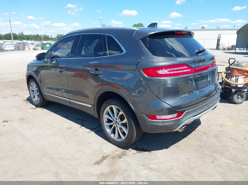 VIN 5LMCJ2D93JUL03758 2018 LINCOLN MKC SELECT