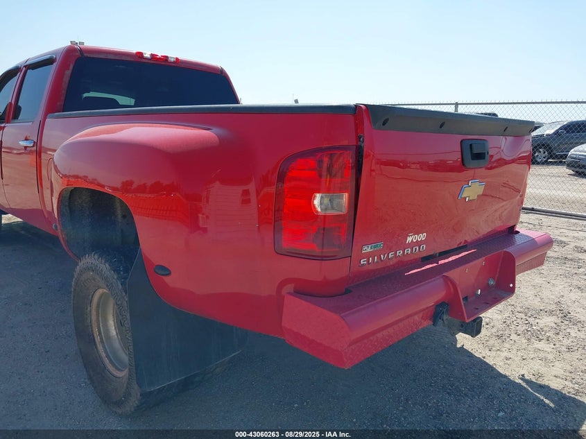 2008 Chevrolet Silverado 3500Hd Lt1 red truck diesel 1GCJK33628F199979 photo #4