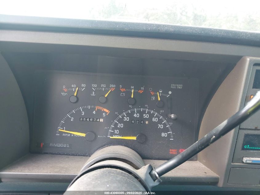 1994 GMC Sierra C1500 VIN: 2GTEC19K3R1532061 Lot: 43060305