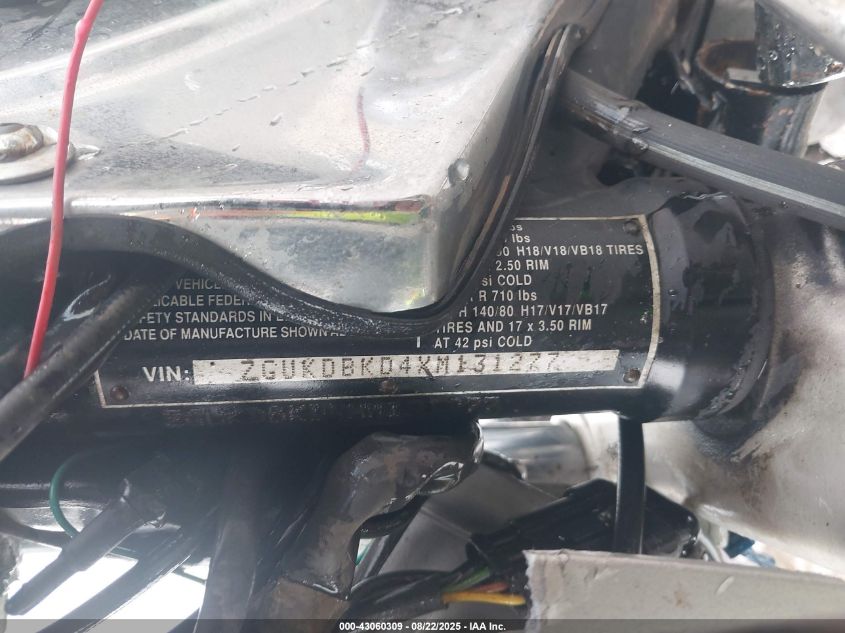 1999 Moto Guzzi V11 VIN: ZGUKDBKD4XM131277 Lot: 43060309