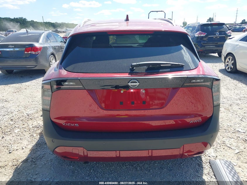 2025 Nissan Kicks Sv Intelligent Awd VIN: 3N8AP6CBXSL382046 Lot: 43060480