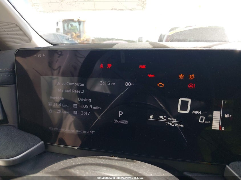 2025 Nissan Kicks Sv Intelligent Awd VIN: 3N8AP6CBXSL382046 Lot: 43060480