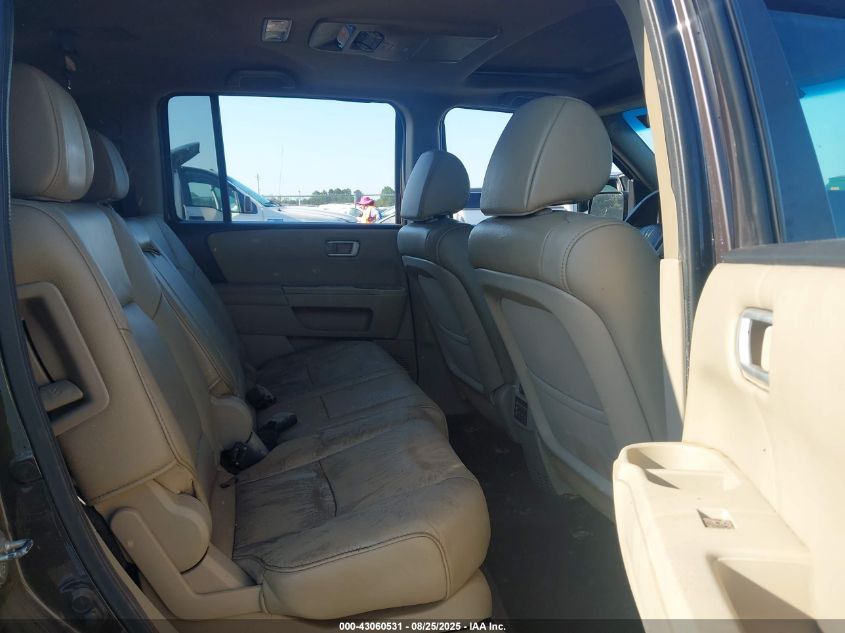 2012 Honda Pilot Ex-L VIN: 5FNYF4H61CB059775 Lot: 43060531