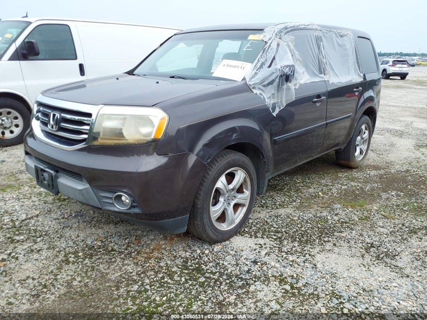 Vin: 5fnyf4h61cb059775, lot: 43554745, honda pilot ex-l 20122