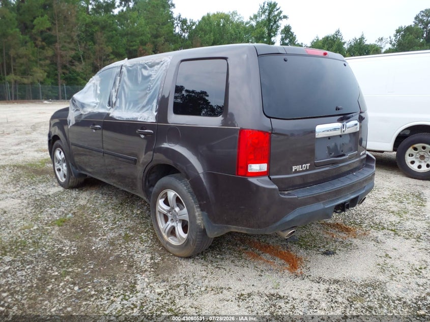 Vin: 5fnyf4h61cb059775, lot: 43554745, honda pilot ex-l 20123