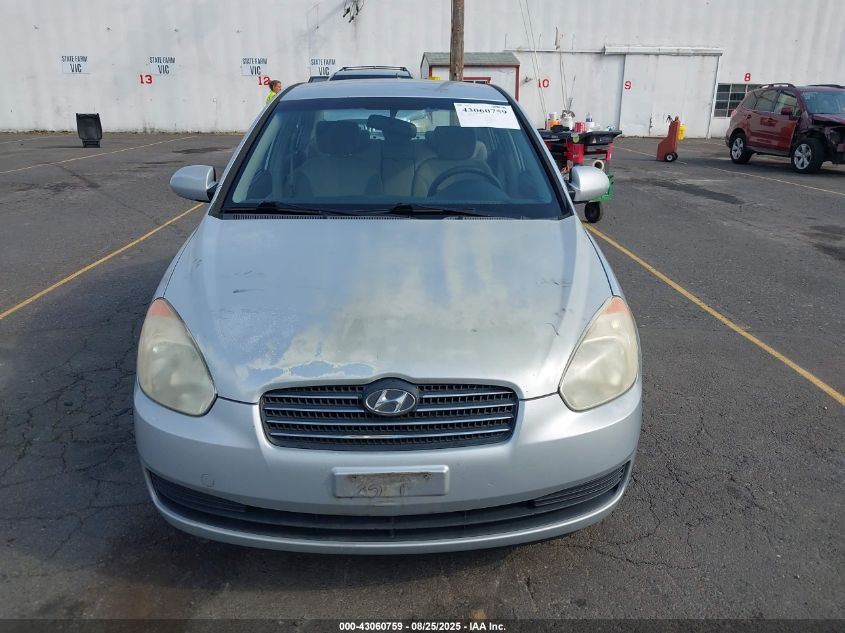 2006 Hyundai Accent Gls VIN: KMHCN46C76U040211 Lot: 43060759