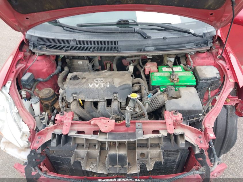 2010 Toyota Yaris VIN: JTDBT4K36A1366376 Lot: 43060829