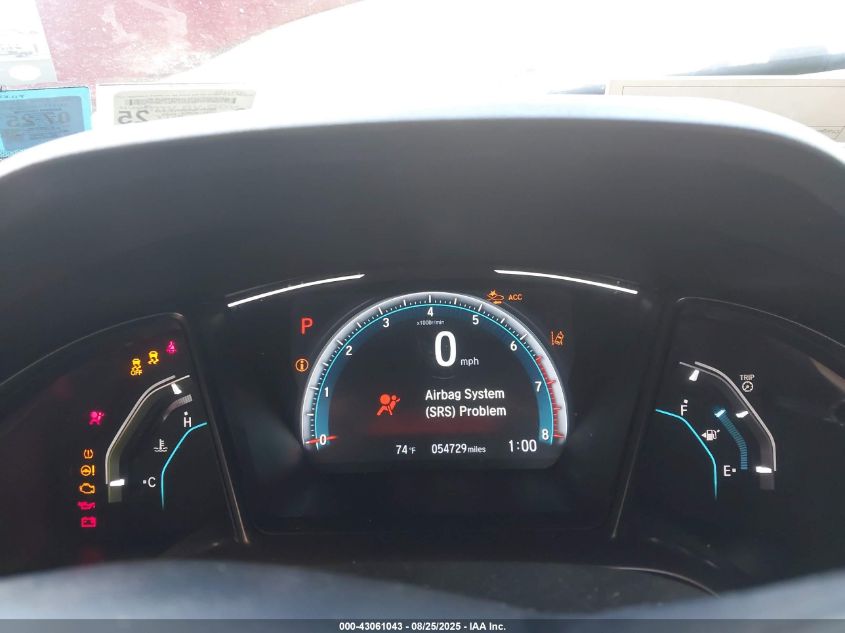 2021 Honda Civic Ex VIN: SHHFK7H6XMU400689 Lot: 43061043