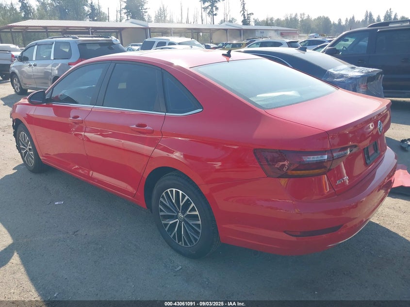 2019 Volkswagen Jetta 1.4 1.4t R-line 1.4t S 1.4t Se Red Lot 111043061091 Vin 3VWCB7BU5KM142017