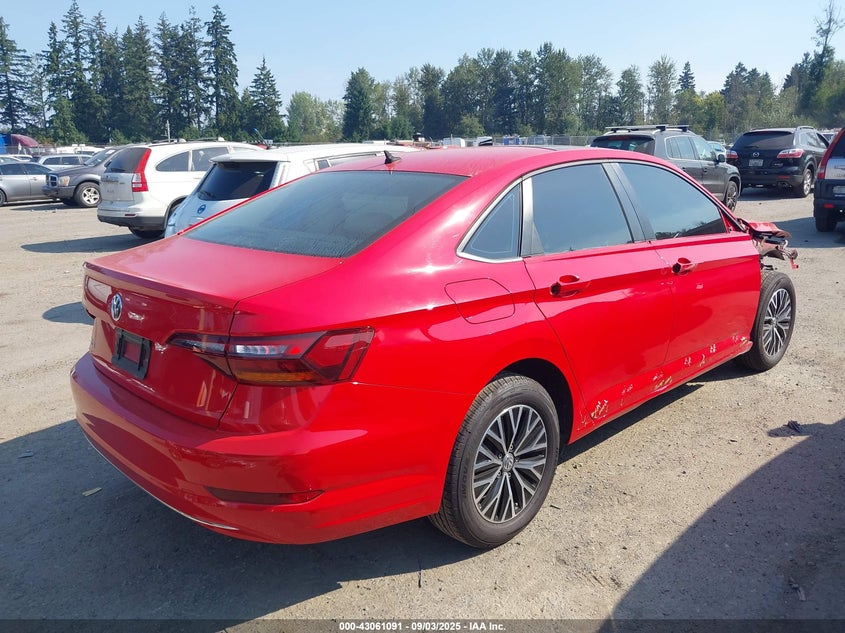 2019 Volkswagen Jetta 1.4 1.4t R-line 1.4t S 1.4t Se Red Lot 111043061091 Vin 3VWCB7BU5KM142017