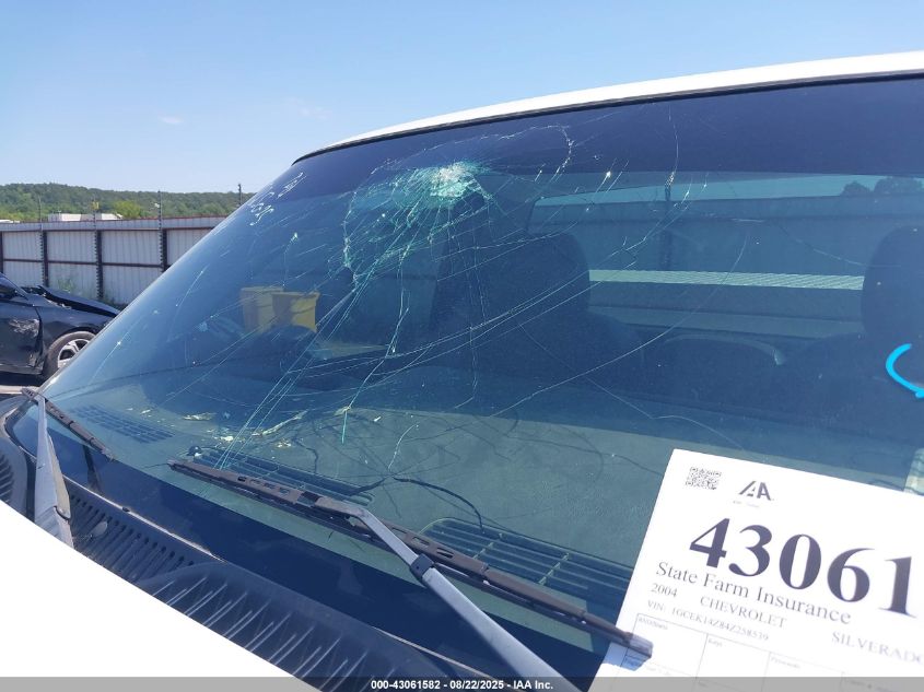 2004 Chevrolet Silverado 1500 Work Truck VIN: 1GCEK14Z84Z258539 Lot: 43061582