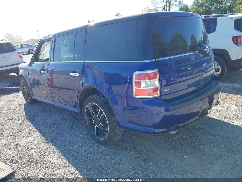 Vin: 2fmhk6c82fba13658, lot: 43556021, ford flex sel 20153