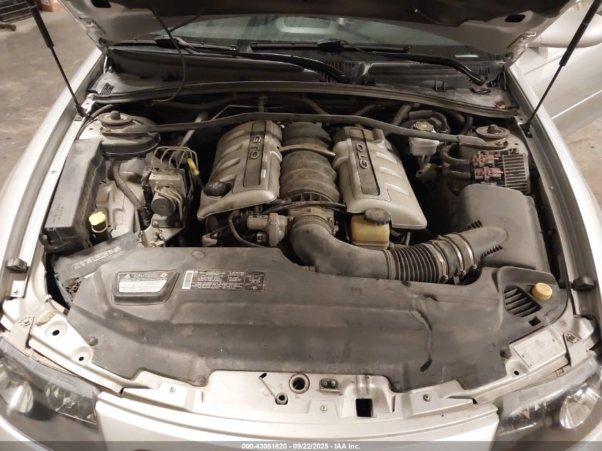 2005 Pontiac Gto VIN: 6G2VX12U55L367948 Lot: 43061820