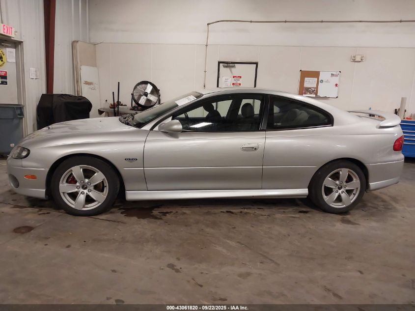 2005 Pontiac Gto VIN: 6G2VX12U55L367948 Lot: 43061820