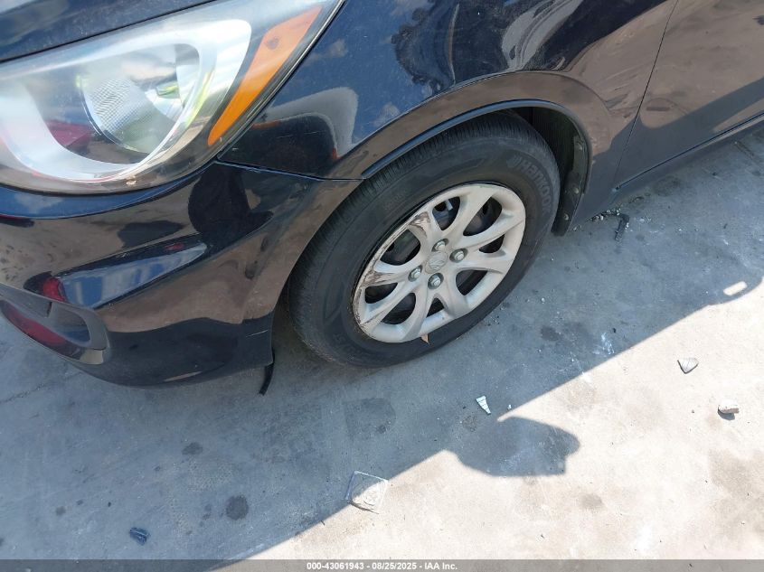 2012 Hyundai Accent Gs VIN: KMHCT5AE5CU041342 Lot: 43061943