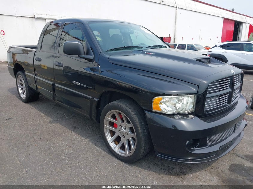 2005 Dodge Ram 1500 Srt-10 black truck gasoline 3D7HA18H45G746170 photo #1