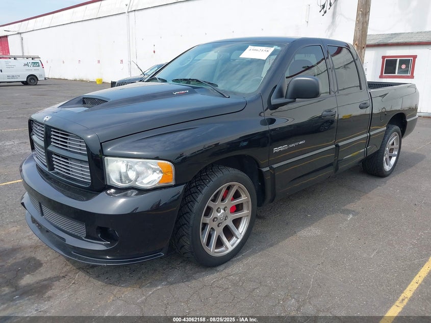 2005 Dodge Ram 1500 Srt-10 black truck gasoline 3D7HA18H45G746170 photo #3