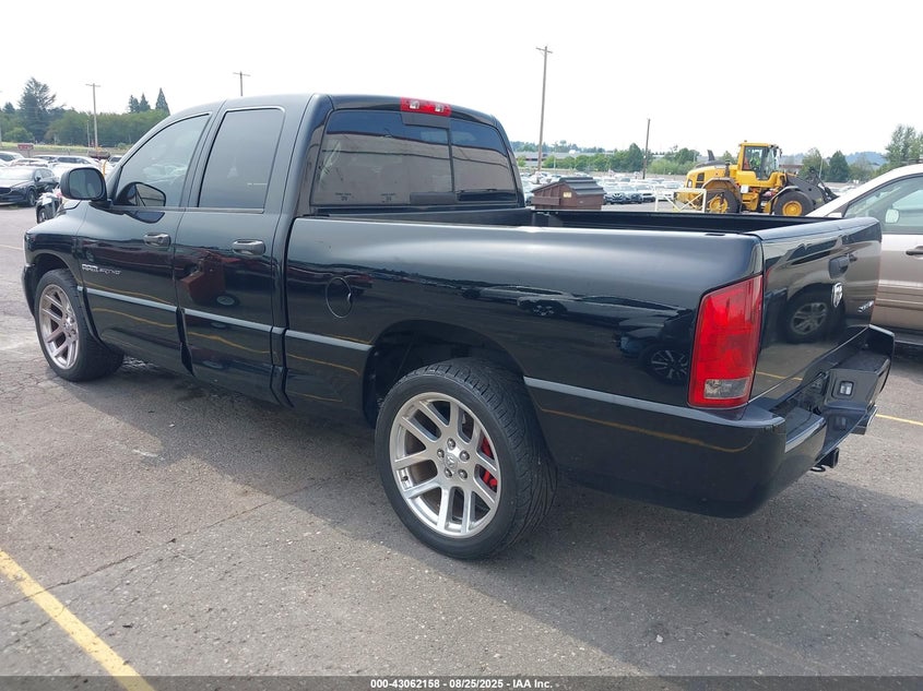 2005 Dodge Ram 1500 Srt-10 black truck gasoline 3D7HA18H45G746170 photo #4