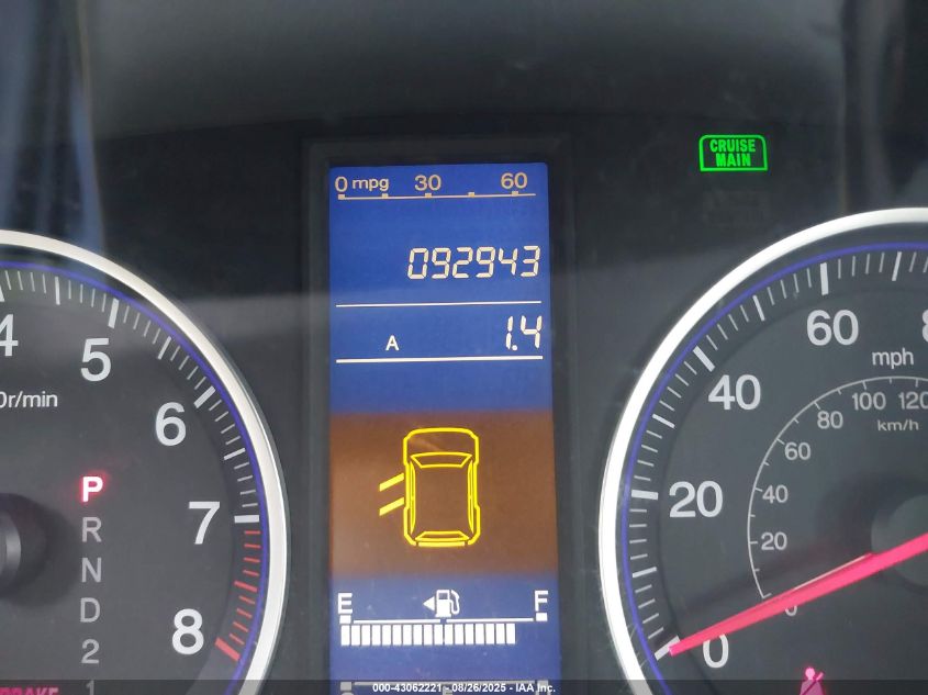 2011 Honda Cr-V Lx VIN: 5J6RE3H33BL050606 Lot: 43062221