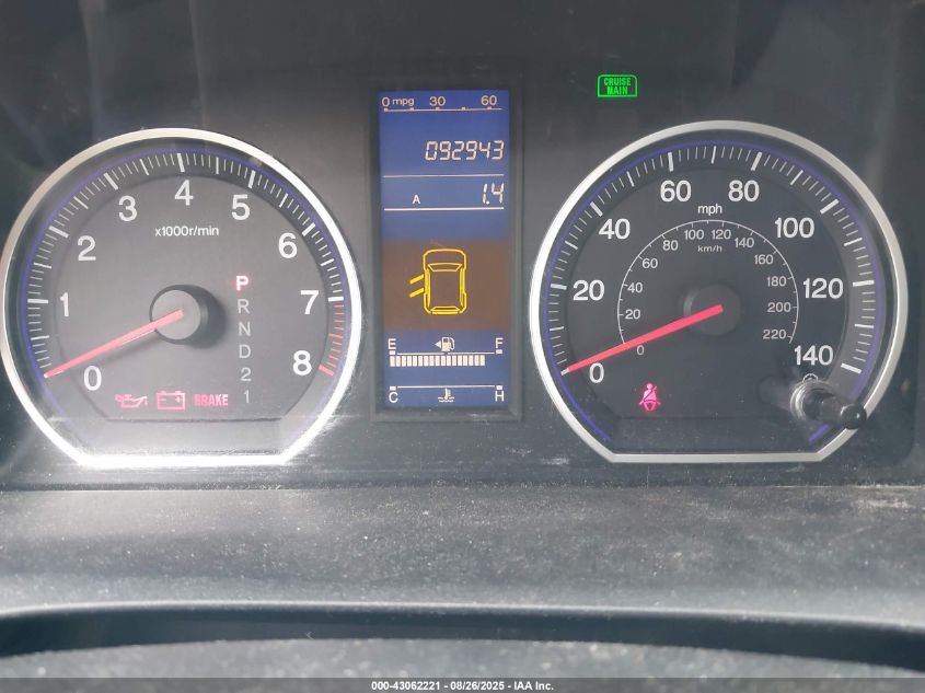 2011 Honda Cr-V Lx VIN: 5J6RE3H33BL050606 Lot: 43062221