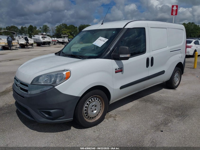 Vin: zfberfat9f6a28270, lot: 43556563, ram promaster city tradesman 20152