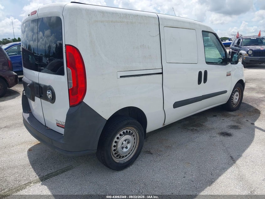 Vin: zfberfat9f6a28270, lot: 43556563, ram promaster city tradesman 20154