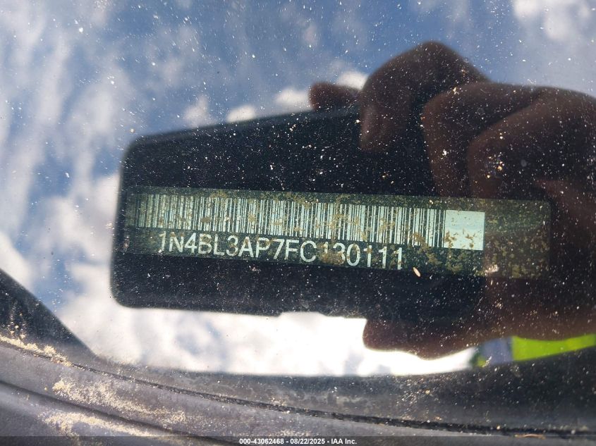 2015 Nissan Altima 3.5 Sl VIN: 1N4BL3AP7FC130111 Lot: 43062468