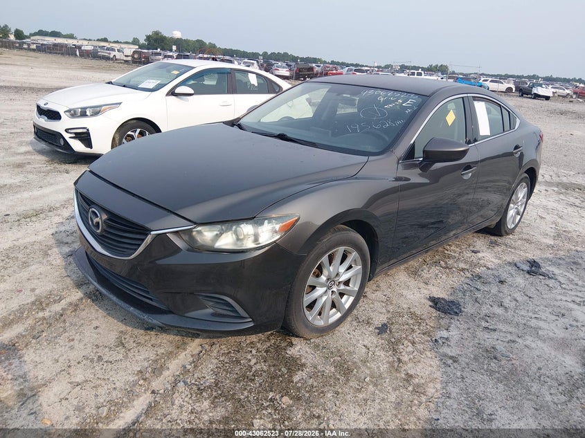 Vin: jm1gj1u55g1459200, lot: 43556737, mazda mazda6 i sport 20162