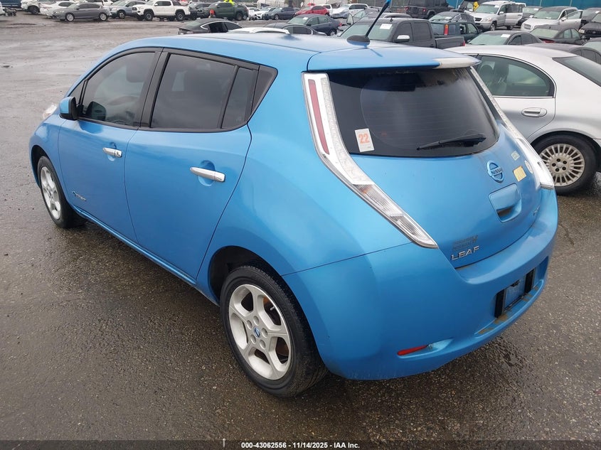 Vin: 1n4az0cp9dc409854, lot: 43556770, nissan leaf sv 20133