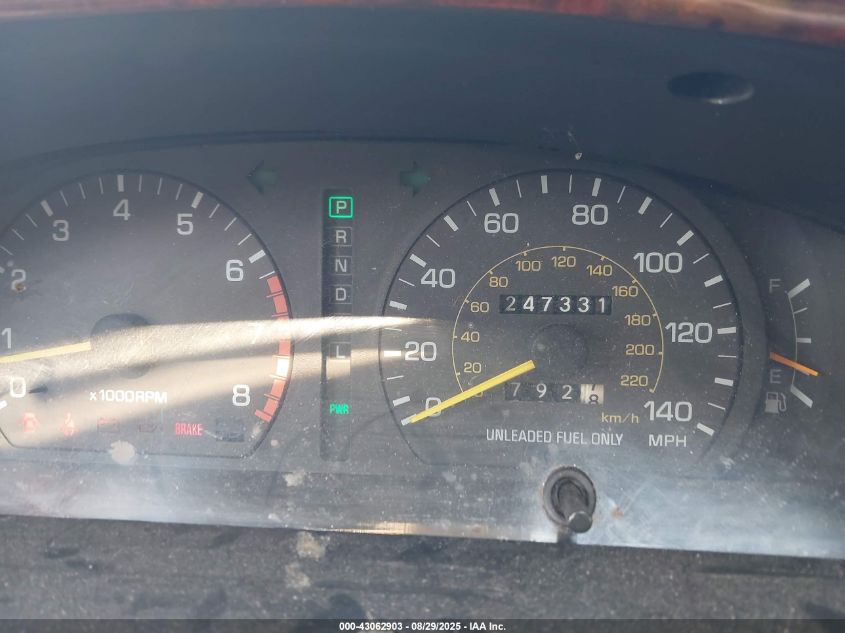 1995 Toyota Camry Xle VIN: JT2GK13E1S0104014 Lot: 43062903