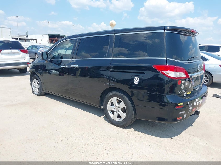 JN8AE2KP8E9100799 2014 NISSAN QUEST photo no. 3