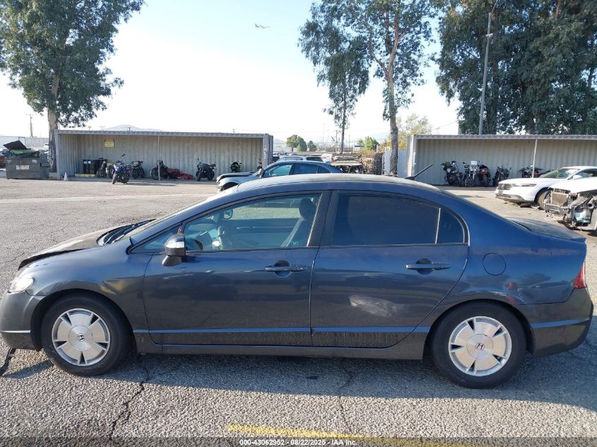 2008 Honda Civic Hybrid VIN: JHMFA36248S023913 Lot: 43062952