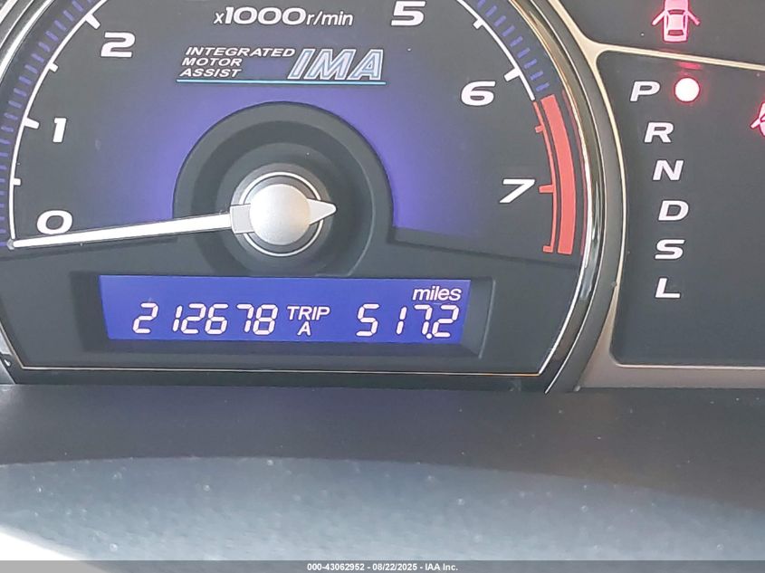 2008 Honda Civic Hybrid VIN: JHMFA36248S023913 Lot: 43062952