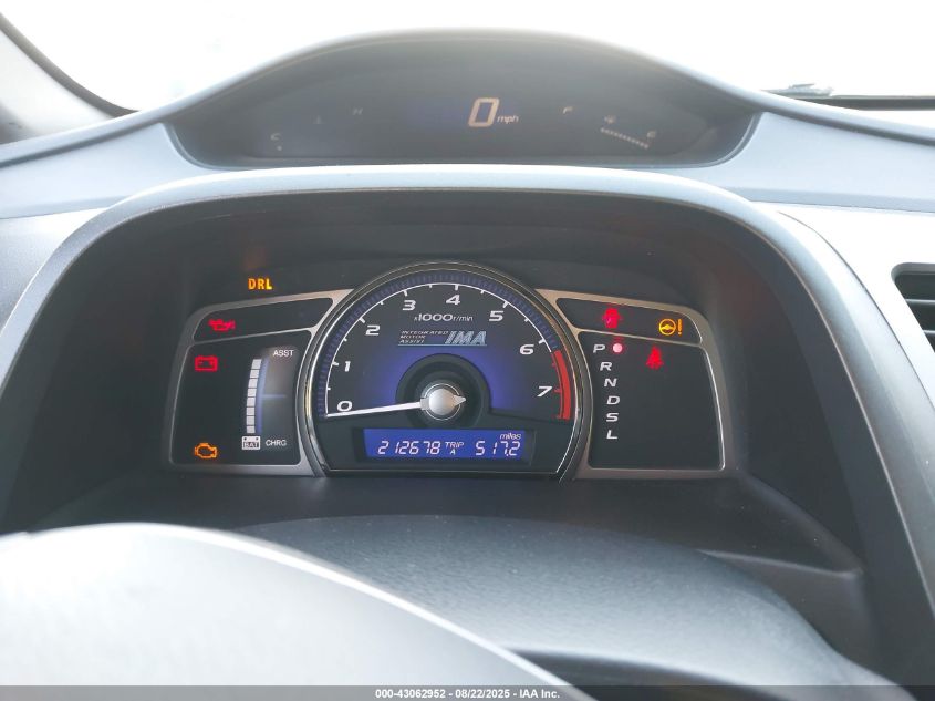 2008 Honda Civic Hybrid VIN: JHMFA36248S023913 Lot: 43062952