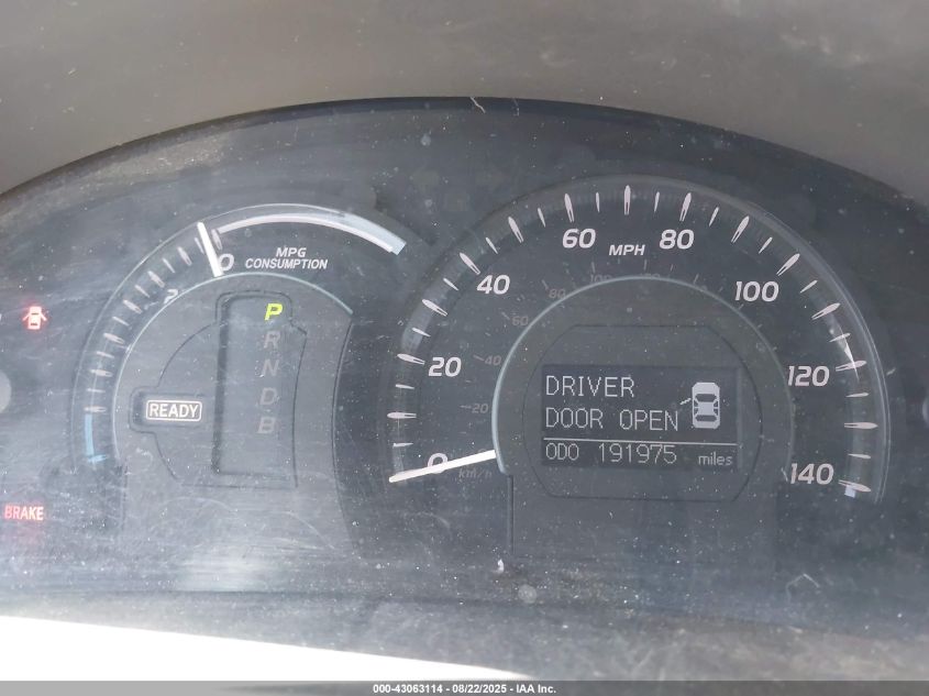 2007 Toyota Camry Hybrid VIN: 4T1BB46K47U029504 Lot: 43063114