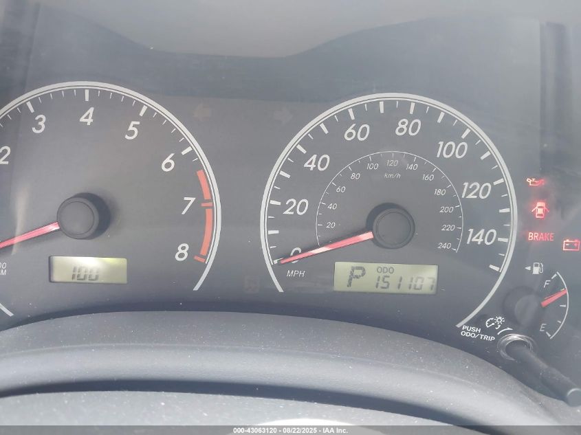 2009 Toyota Corolla VIN: 2T1BU40E19C122305 Lot: 43063120