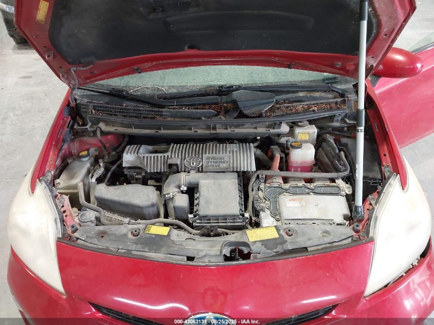 2012 Toyota Prius Two VIN: JTDKN3DU4C1557727 Lot: 43063131