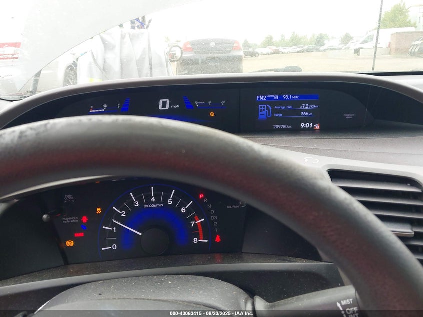 2012 Honda Civic Lx VIN: 19XFB2F53CE007135 Lot: 43063415