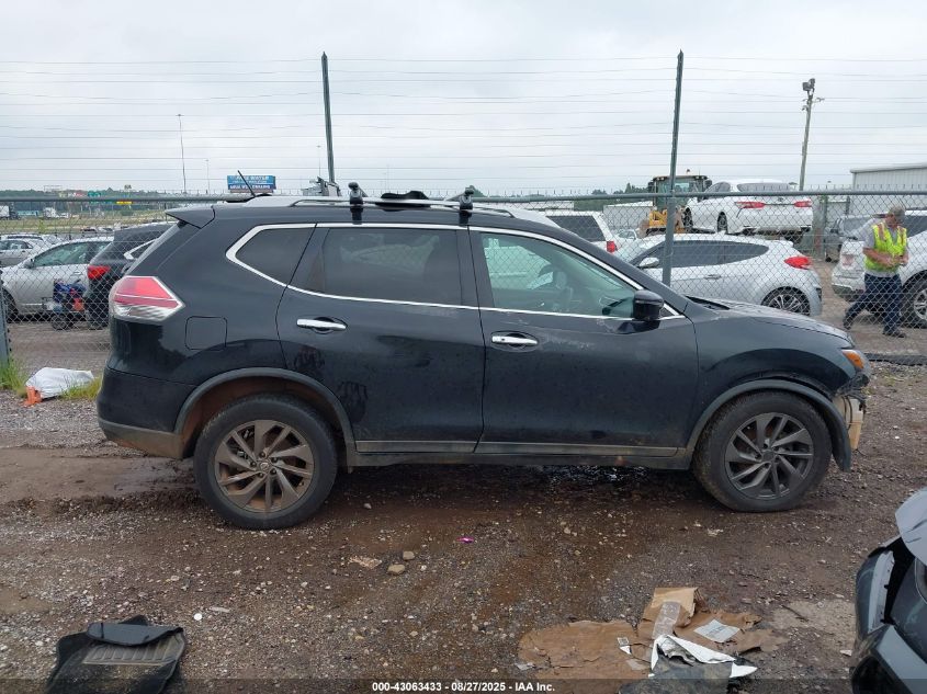 2016 Nissan Rogue Sl VIN: 5N1AT2MV4GC864714 Lot: 43063433