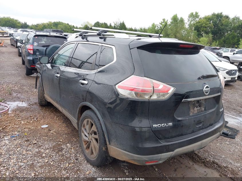 2016 Nissan Rogue Sl VIN: 5N1AT2MV4GC864714 Lot: 43063433