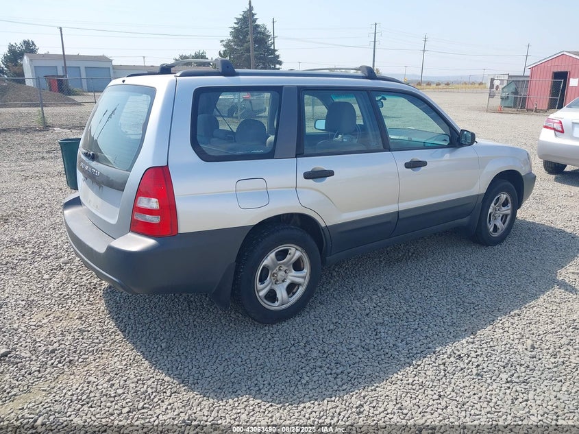 JF1SG63635H712783 2005 SUBARU FORESTER photo no. 4