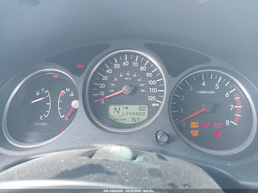 JF1SG63635H712783 2005 SUBARU FORESTER photo no. 7