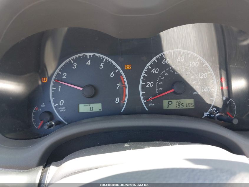 2010 Toyota Corolla Le VIN: 1NXBU4EE3AZ294928 Lot: 43063506