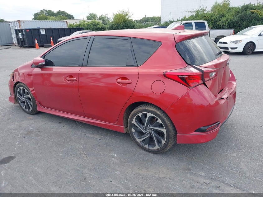Vin: jtnkarje4hj547584, lot: 43557750, toyota corolla im 20173