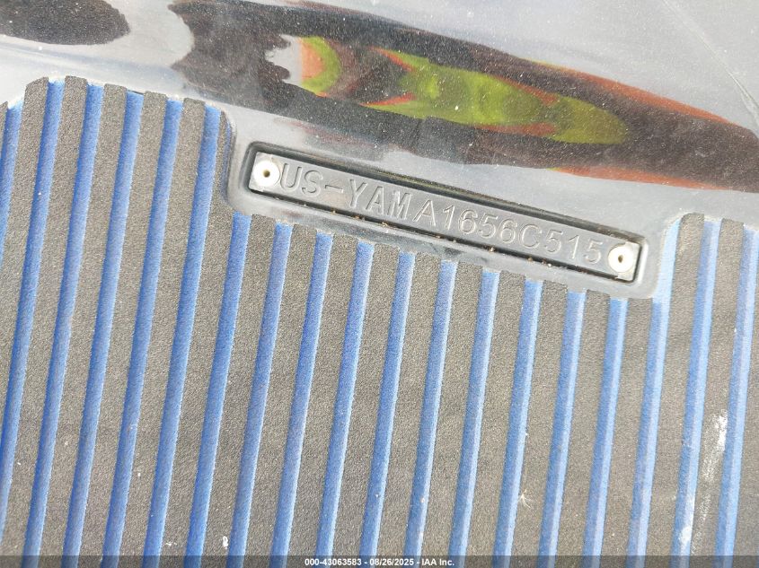 2015 Yamaha Cruiser VIN: YAMA1656C51500000 Lot: 43063583